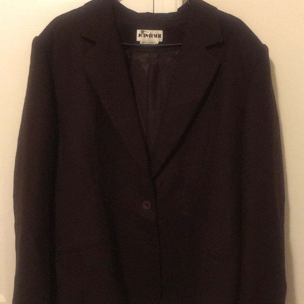 Brown Joan Leslie suit jacket